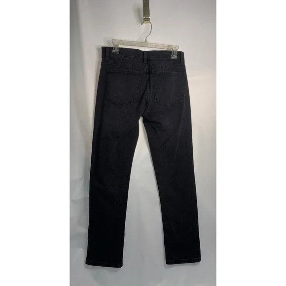 Mott & Bow Black Denim Jeans Women's Size W 26 L 28 Boyfriend Charcoal Stretch - Picture 9 of 9